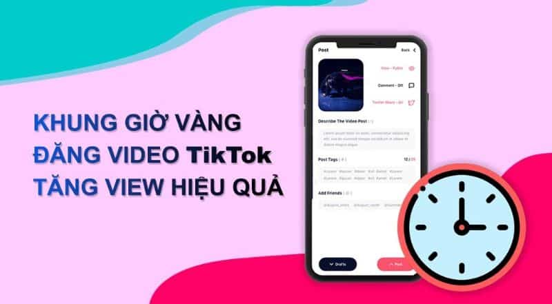 chon khung gio vang de dang video len tiktok