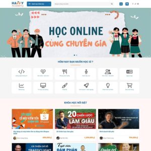 Source Code Theme wordpress bán khóa học