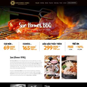 Source Code Theme wordpress giới thiệu nhà hàng bbq