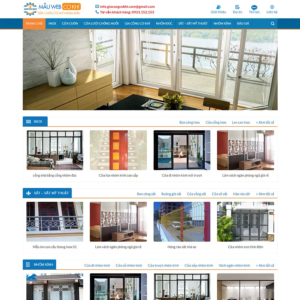 Mẫu website bán hàng cơ khí xây dựng wordpress