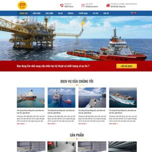 Source Code Theme WordPress công ty cơ khí