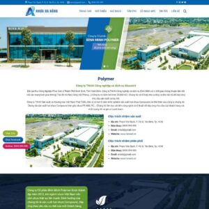 Source Code Theme WordPress giới thiệu công ty sản xuất hạt nhựa