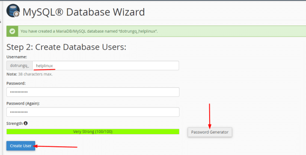 Hướng dẫn cài đặt website giống demo từ chuyên mục Mẫu website cài sẵn (duplicator) create database 3 1 600x304 1