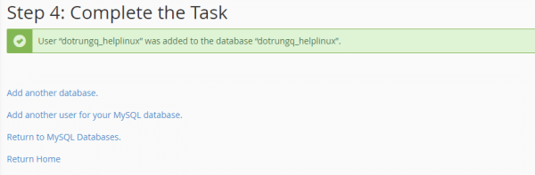 Hướng dẫn cài đặt website giống demo từ chuyên mục Mẫu website cài sẵn (duplicator) create database 5 1 600x197 1