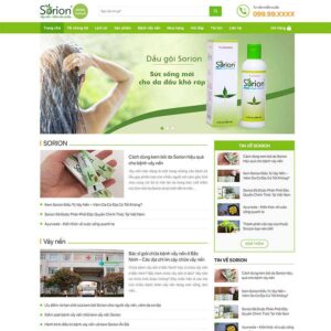 Source code Theme WordPress bán dược phẩm 04