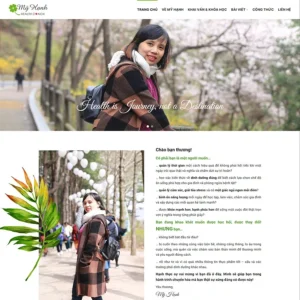 Source Code Mẫu Website khóa học sức khỏe chuẩn đẹp