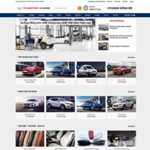 Source Code Theme WordPress bán xe Hyundai 02