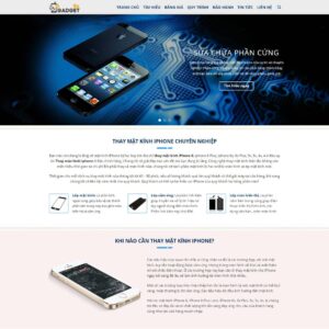 Source Code Theme WordPress dịch vụ sửa chữa, thay kính điện thoại