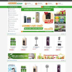 Source Code Theme WordPress bán máy lọc nước