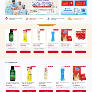 Source Code Mẫu Website dược phẩm nhà thuốc long châu chuẩn đẹp
