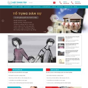 Source Code Theme WordPress công ty luật