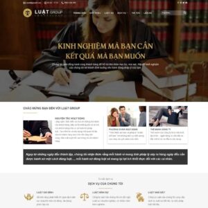 Source Code Theme WordPress công ty Luật 02
