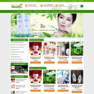 Source Code Theme WordPress Shop mỹ phẩm 02