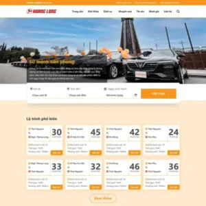 Source Code Mẫu Website nhà xe, thuê xe chuẩn đẹp