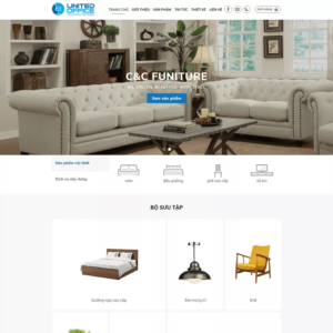 Mẫu website bán đồ nội thất wordpress