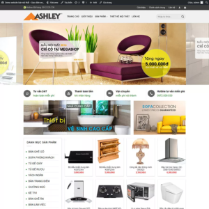 Mẫu website bán nội thất wordpress