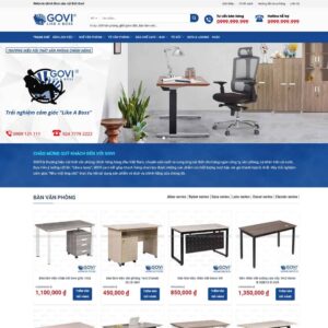 Source Code Theme WordPress nội thất govi