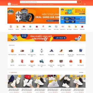 Source Code Theme WordPress bán hàng giống Shopee