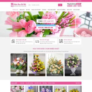 Source Code Theme WordPress cửa hàng bán hoa 02