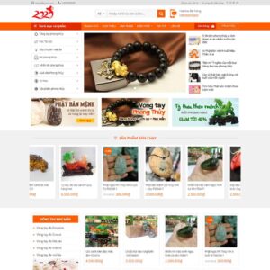 Source Code Theme WordPress Shop bán vật phẩm phong thủy