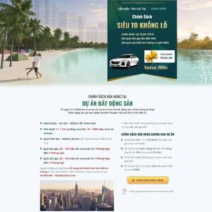 Source Code Theme WordPress landing page dự án bất động sản