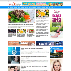 Mẫu website tin tức wordpress