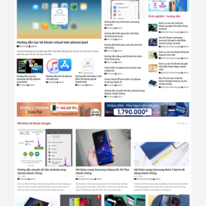 Mẫu website tin tức 4 wordpress