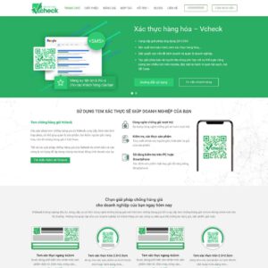 Source Code Theme WordPress giới thiệu tem chống hàng giả