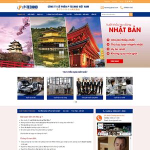 Source Code Theme WordPress công ty xuất khẩu lao động 02